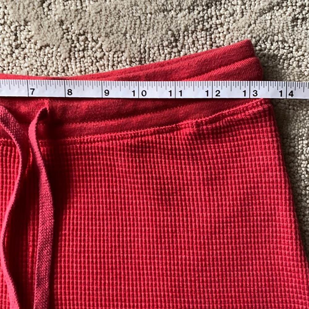 WORN ONCE Tna | Melrose Waffle Short Hibiscus Red - Picture 10 of 15